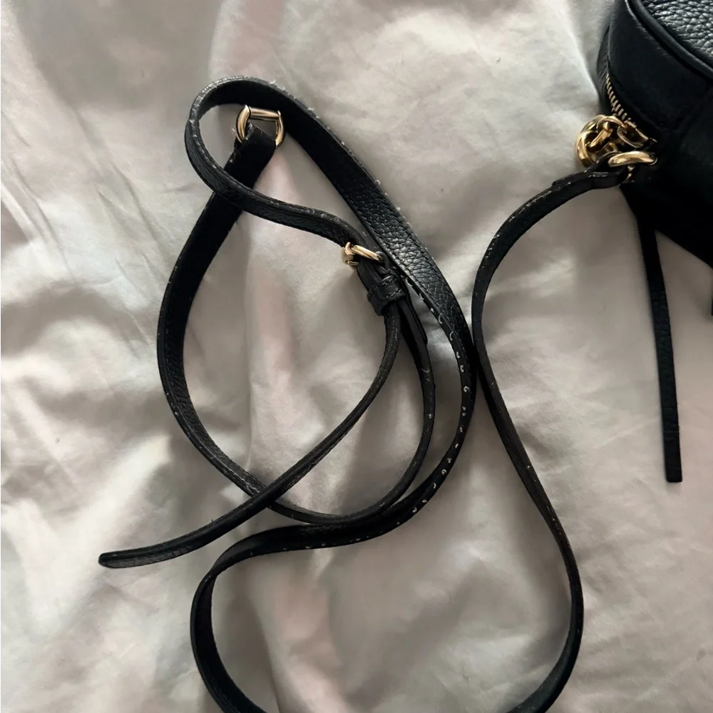 Gucci Black Pebbled Leather disco Crossbody Bag - Picture 7 of 8